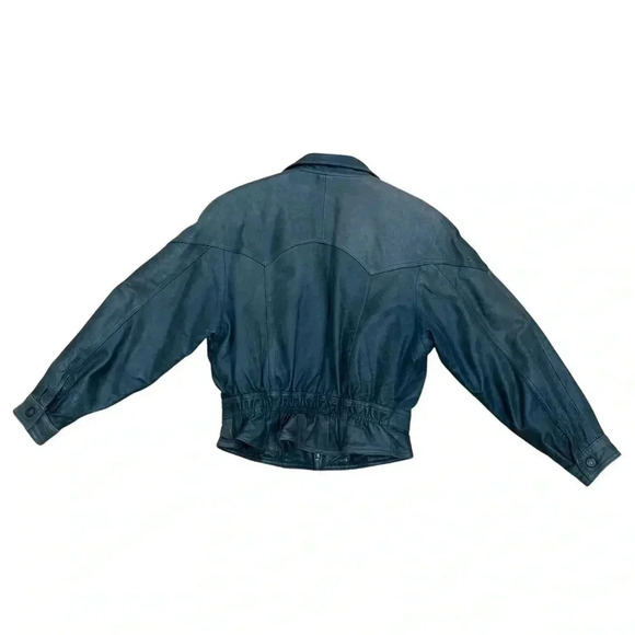 Wilsons XS 100% leather green/grey jacket/coat from AdventureBound. - Picture 2 of 7